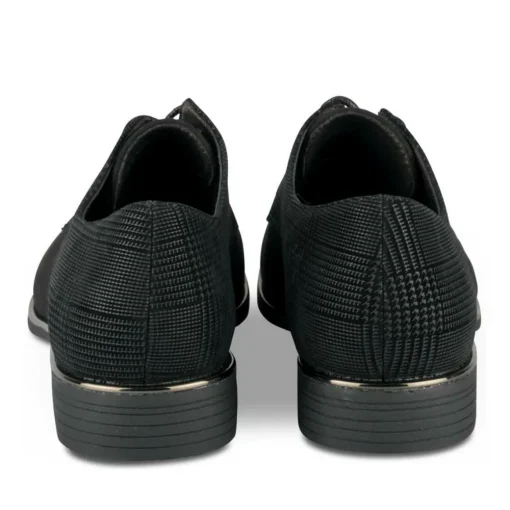 Veterschoenen ZWART