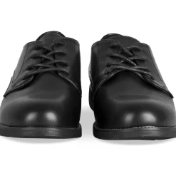 Veterschoenen ZWART