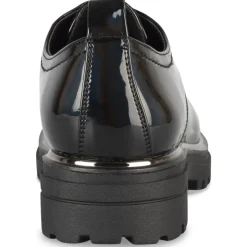 Veterschoenen ZWART