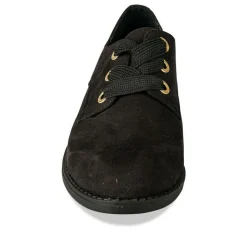 Veterschoenen ZWART