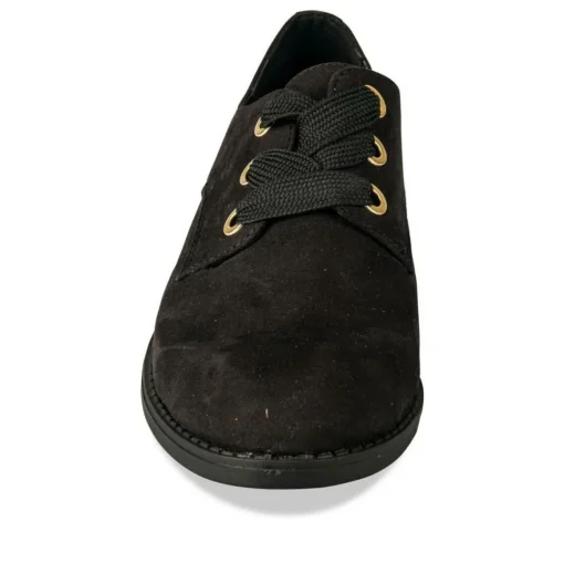 Veterschoenen ZWART
