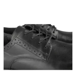 Veterschoenen ZWART