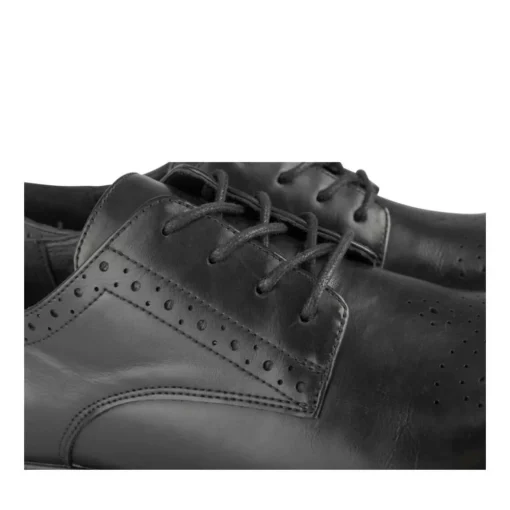 Veterschoenen ZWART