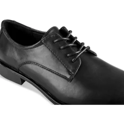 Veterschoenen ZWART