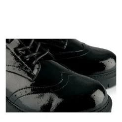 Veterschoenen ZWART