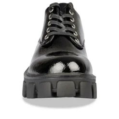 Veterschoenen ZWART