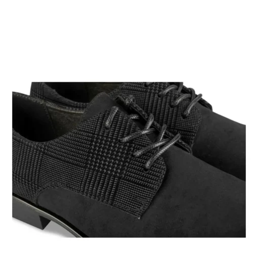 Veterschoenen ZWART