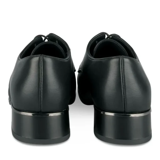 Veterschoenen ZWART
