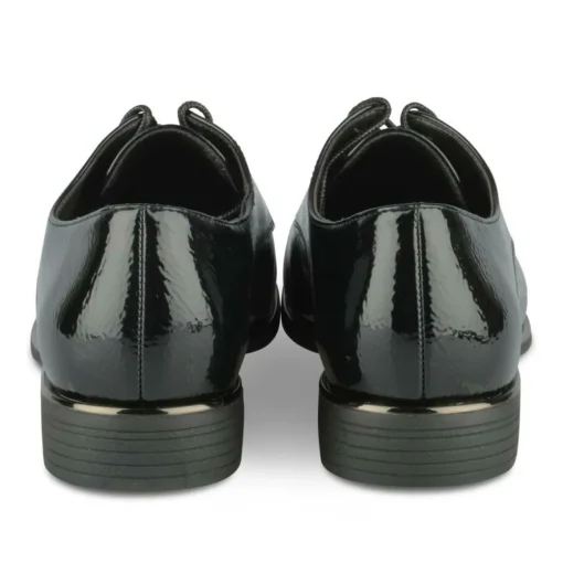 Veterschoenen ZWART