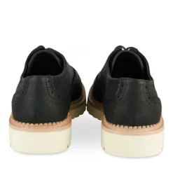 Veterschoenen ZWART