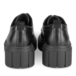 Veterschoenen ZWART