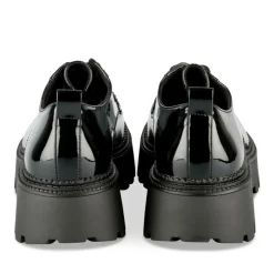 Veterschoenen ZWART