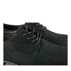 Veterschoenen ZWART