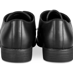 Veterschoenen ZWART