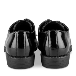 Veterschoenen ZWART