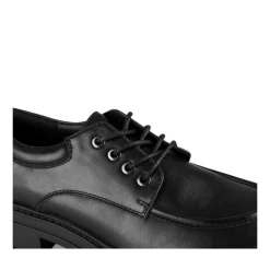 Veterschoenen ZWART