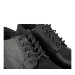 Veterschoenen ZWART