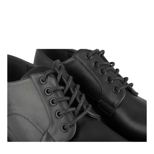 Veterschoenen ZWART