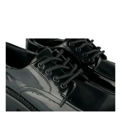 Veterschoenen ZWART