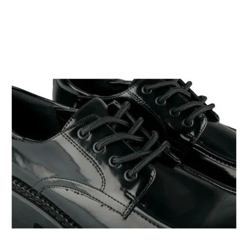 Veterschoenen ZWART