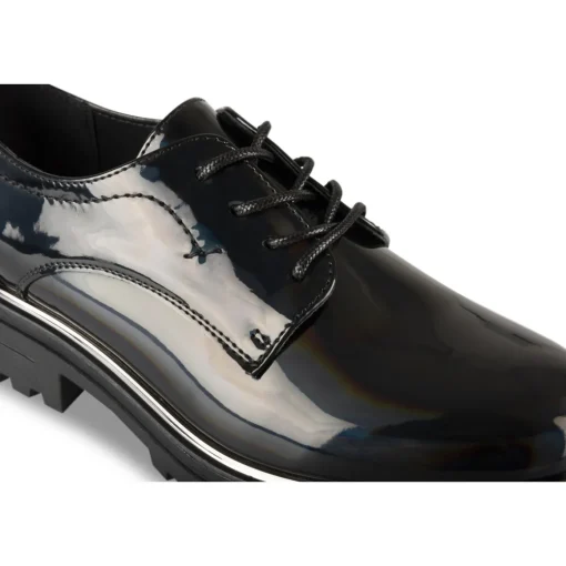 Veterschoenen ZWART