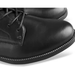 Veterschoenen ZWART