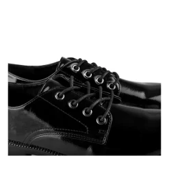 Veterschoenen ZWART