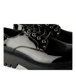 Veterschoenen ZWART