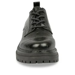 Veterschoenen ZWART