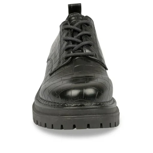 Veterschoenen ZWART